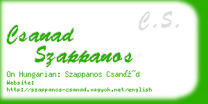 csanad szappanos business card